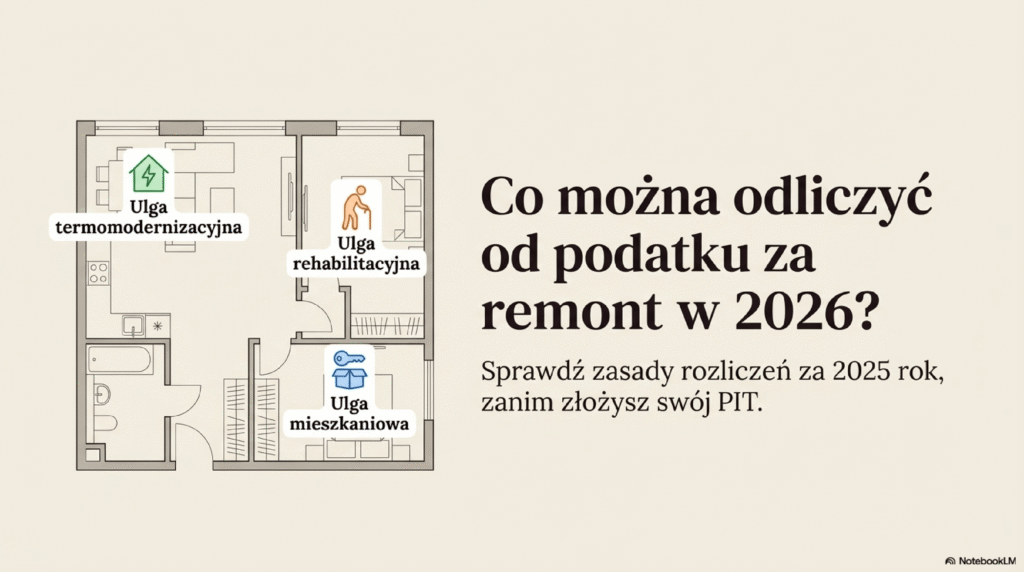 Co można odliczyć od podatku za remont