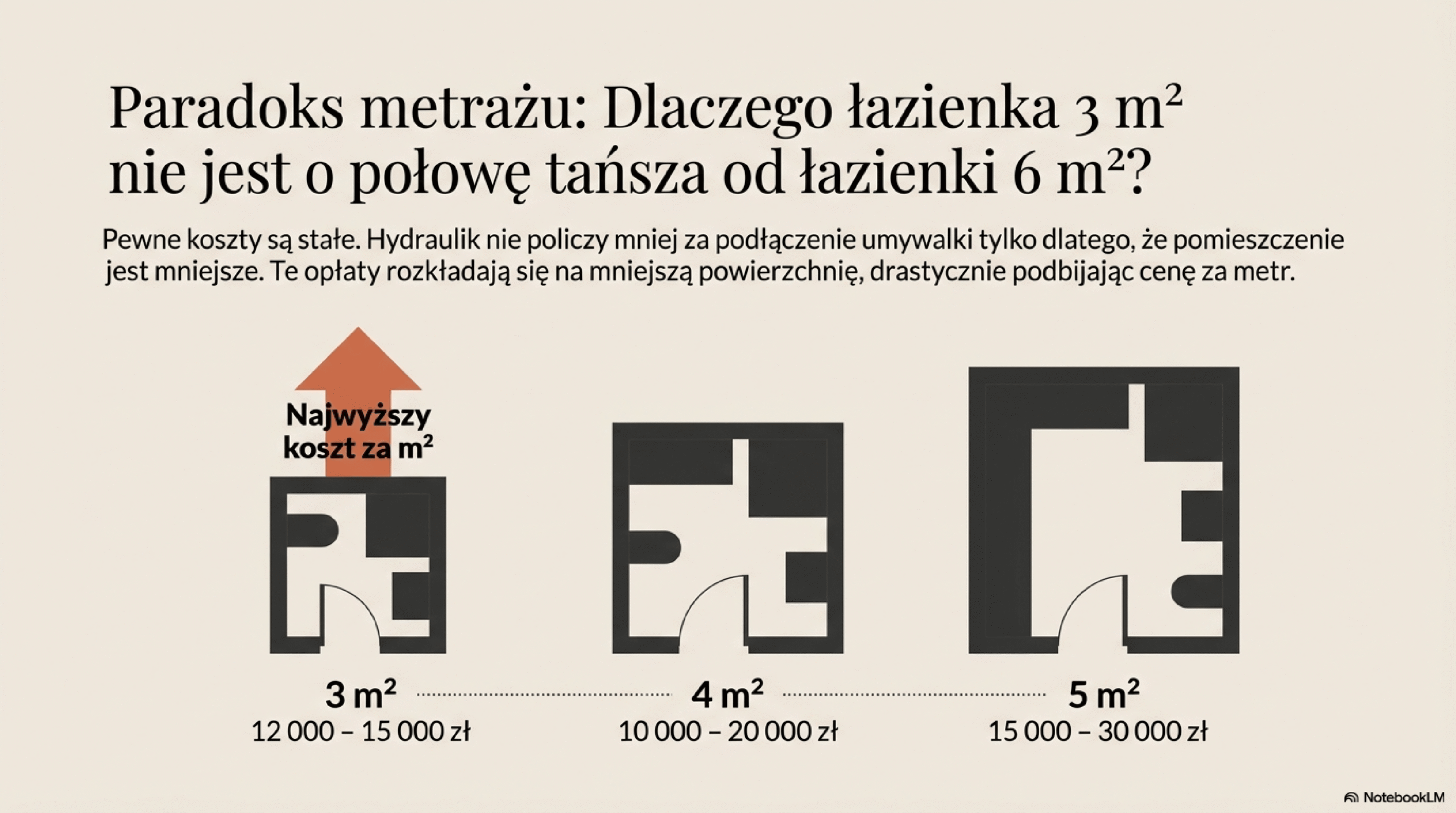 Koszt remontu łazienki, 3,4,5 m² - ile zapłacisz?
