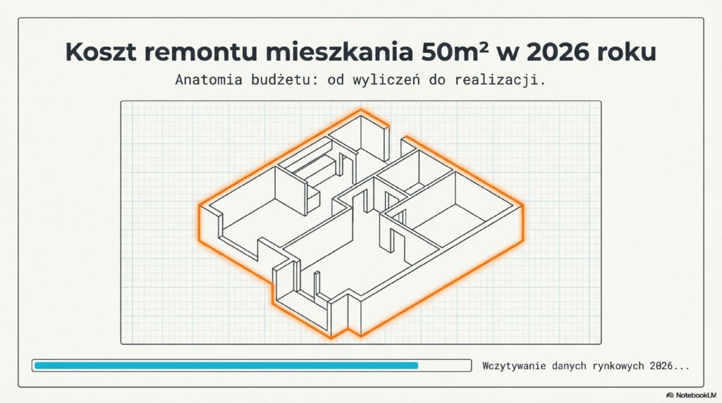 Koszt remontu mieszkania 50m²