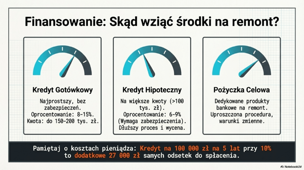 Opcje finansowania remontu mieszkania