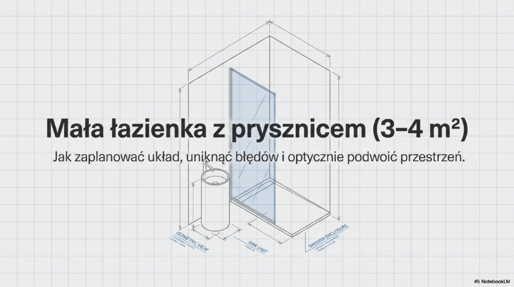 Mała łazienka z prysznicem — aranżacje i pomysły na 3–4 m²