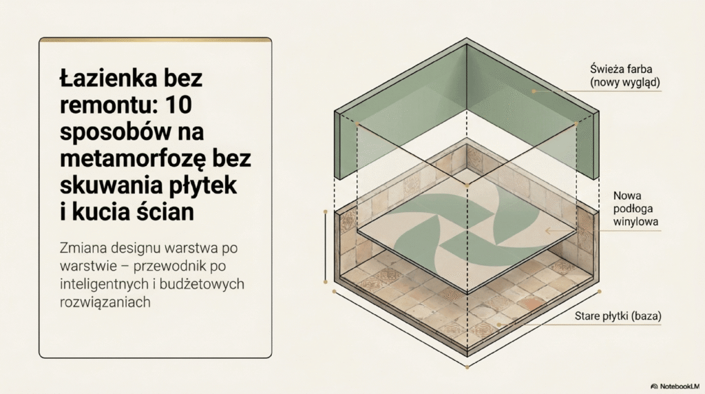 Jak odnowić łazienkę bez remontu - 10 sprawdzonych metod