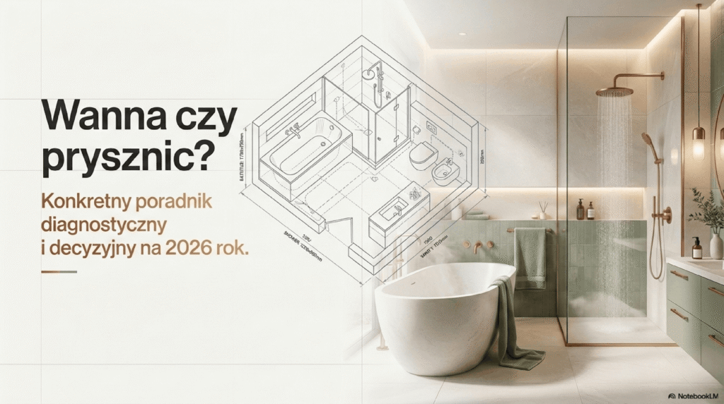 Wanna czy prysznic — porównanie kosztów, zużycia wody i wygody