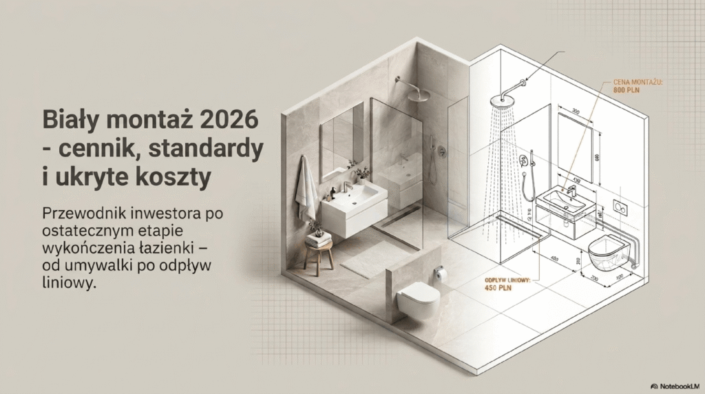 Biały montaż - cennik, standardy i ukryte koszty