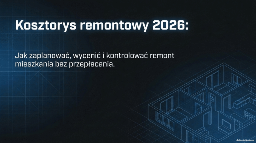 Kosztorys remontu mieszkania