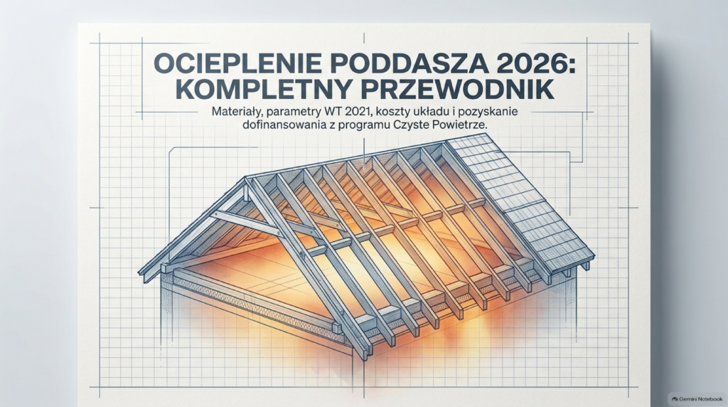 Ocieplenie poddasza 2026 kompletny przewodnik